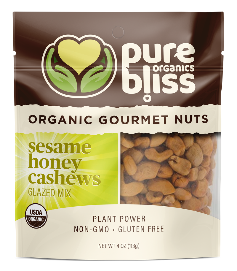 Organic Sesame Honey Cashews