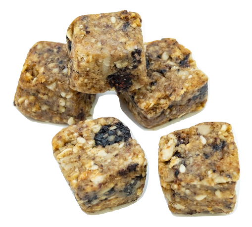 Organic Almond Butter Snack Bites - Blueberry Hemp