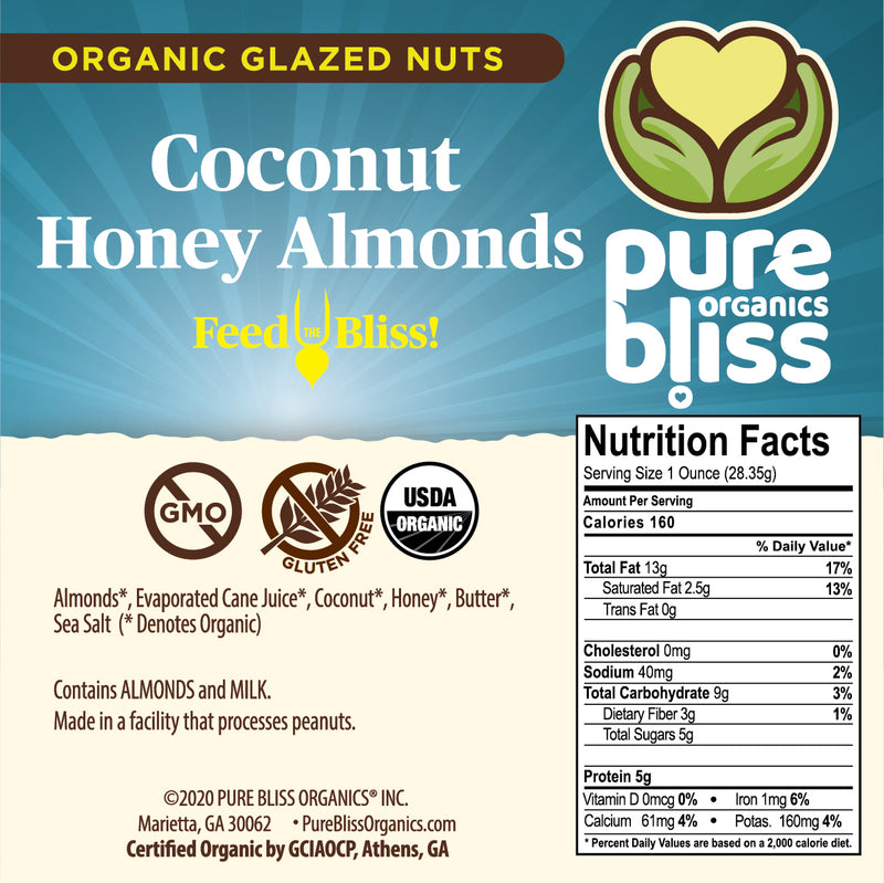 Organic Coconut Honey Almonds